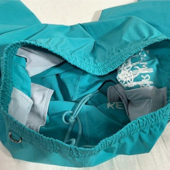 DOUBLET RARE $695 JAPAN Streetwear Printed Chaos Embroidery Two Way Pants Blue M - Picture 8 of 15